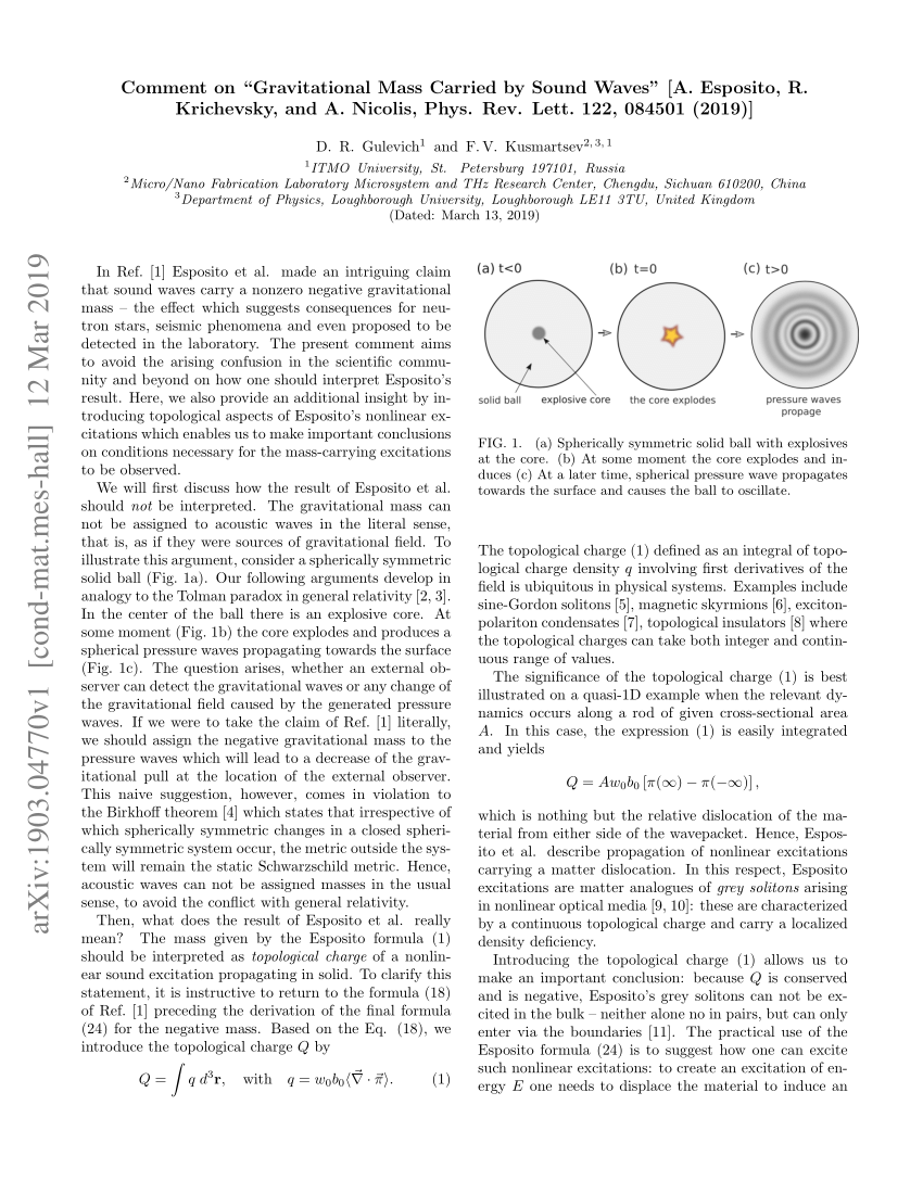 pdf-comment-on-gravitational-mass-carried-by-sound-waves