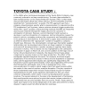recommendation of toyota case study