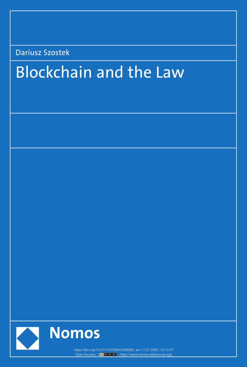 blockchain ansd law
