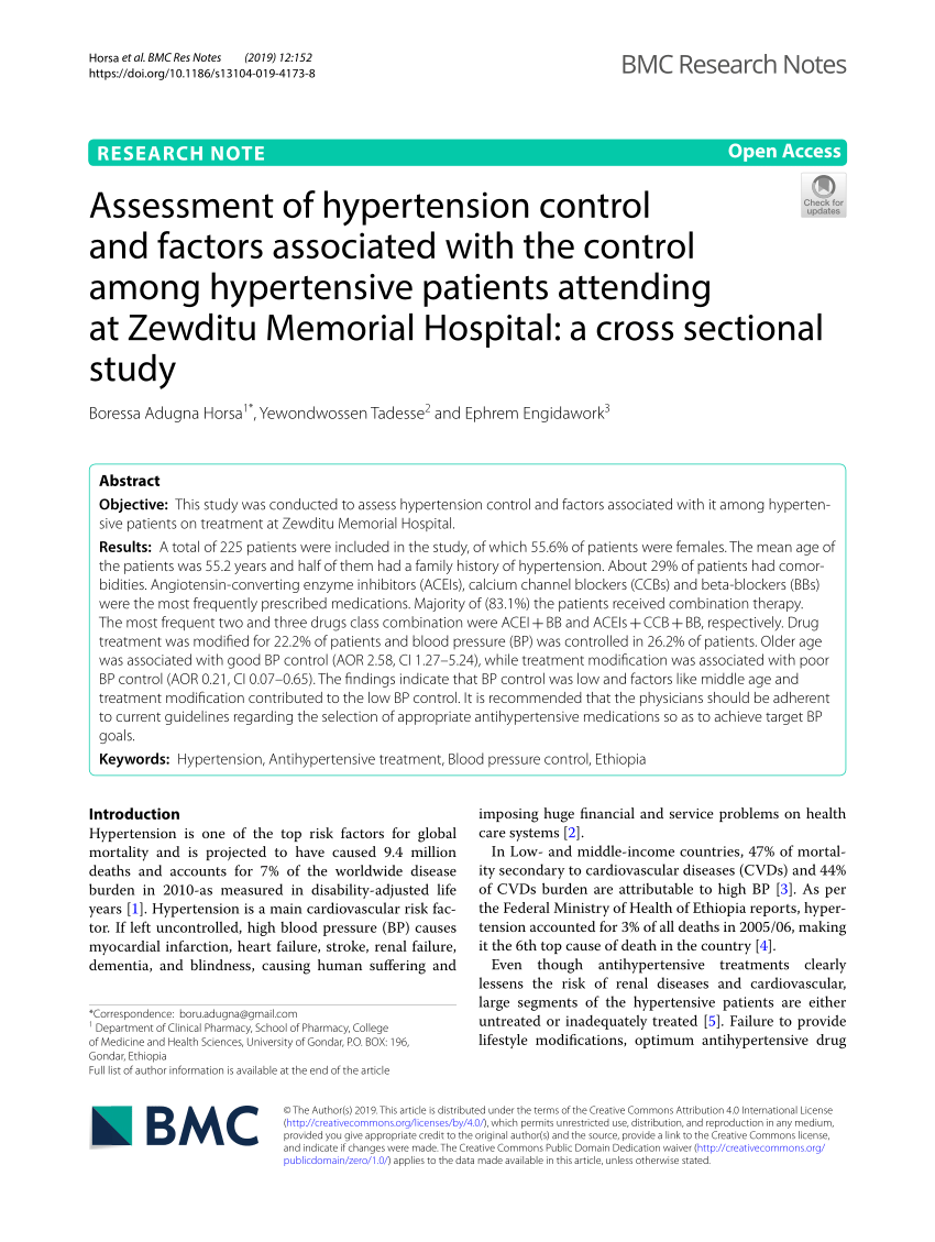 research paper about hypertension
