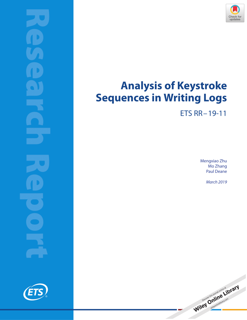 keystroke analysis research