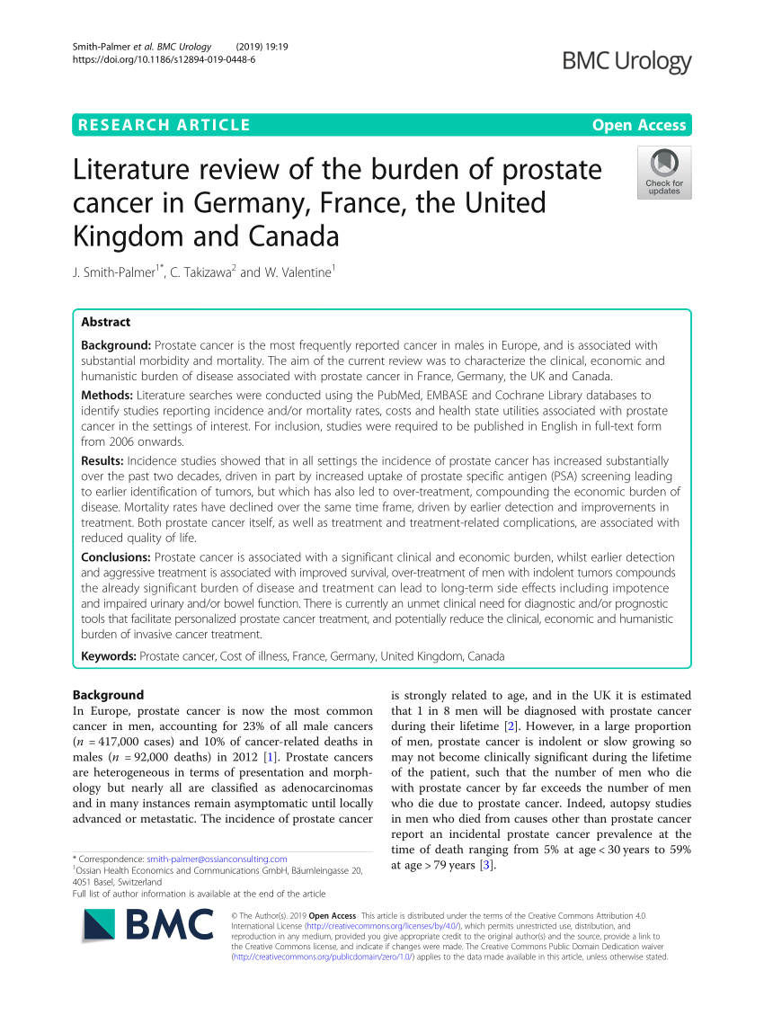 prostate cancer review article