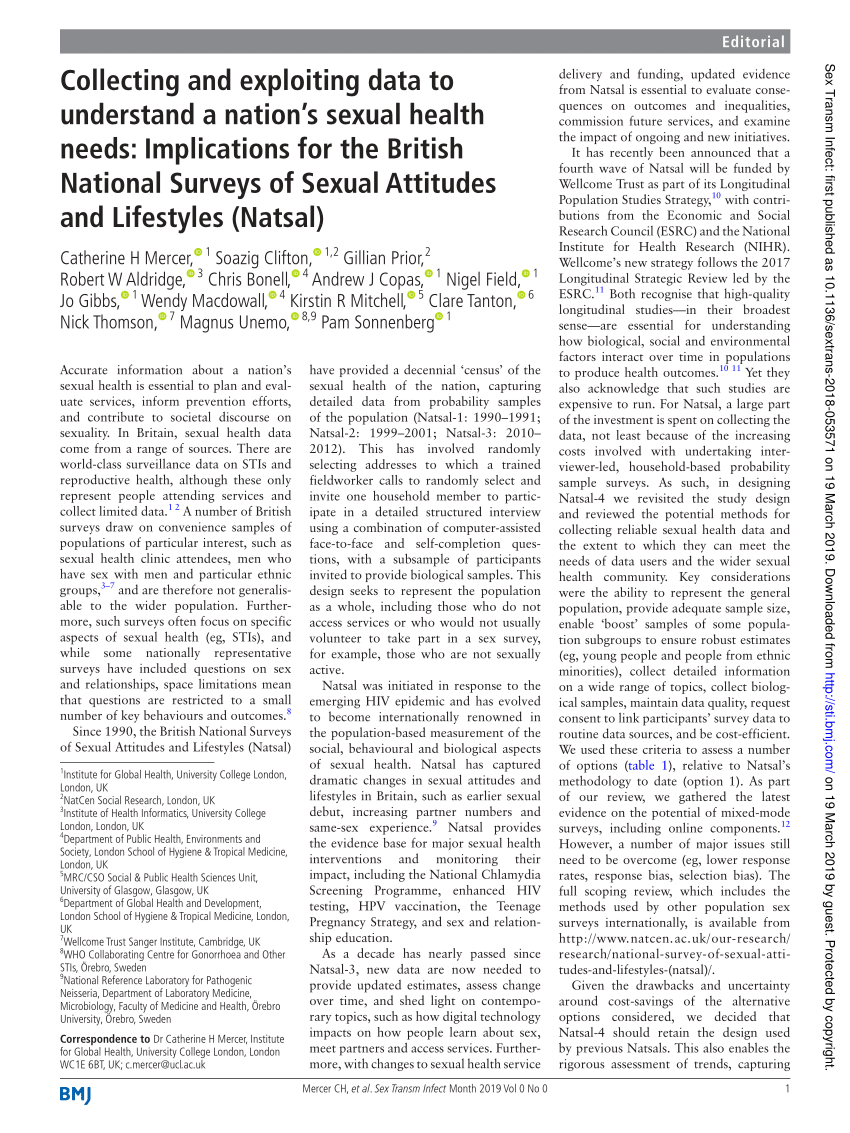 PDF Collecting and exploiting data to understand a nation s