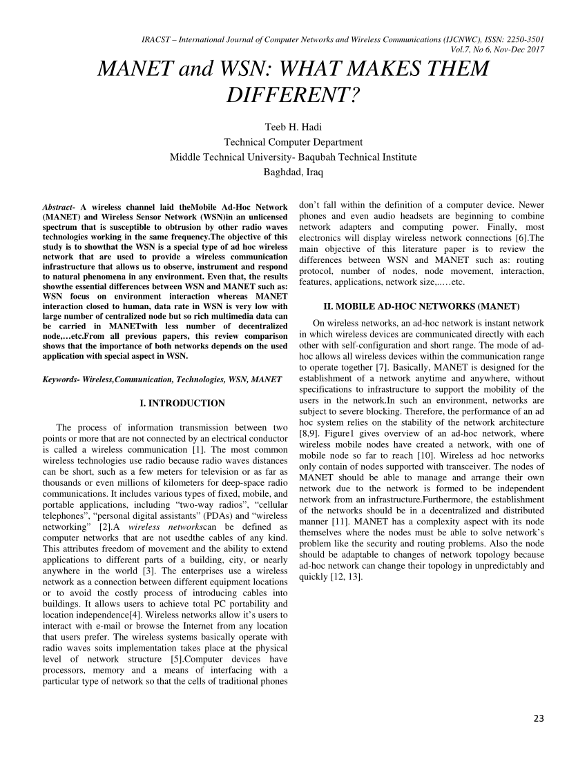 manet thesis pdf