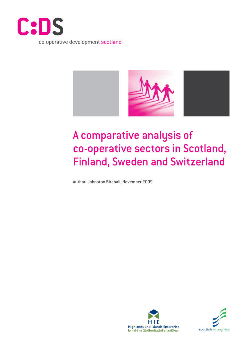 pdf a comparative study of co operatives in scotland finland sweden and switzerland