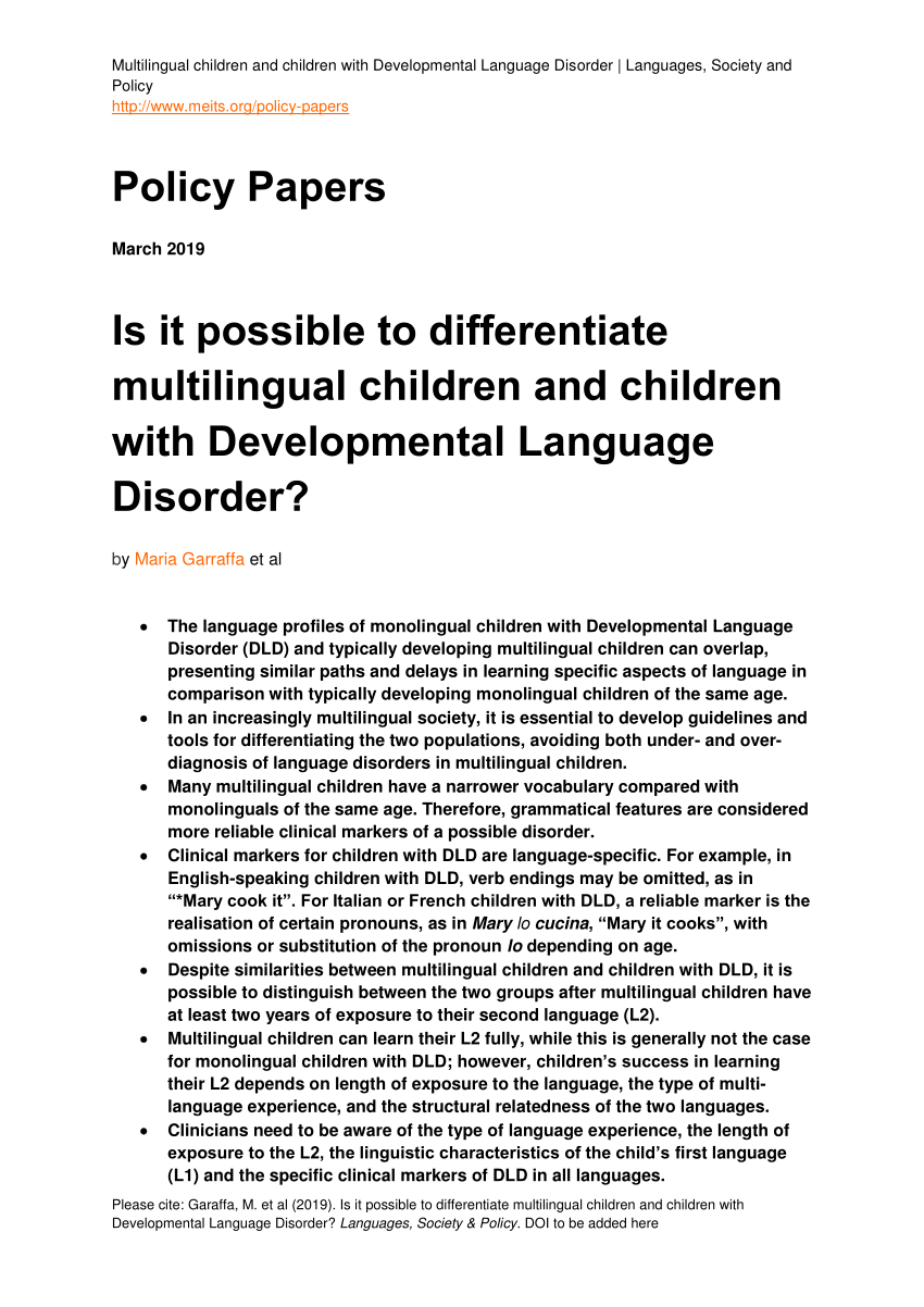 research papers on multilingual