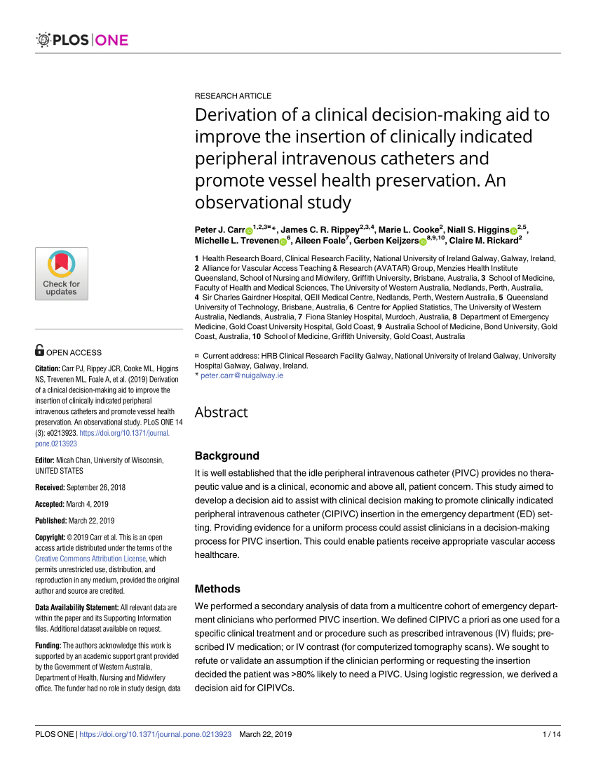 stress ambulance løn PDF) Derivation of a clinical decision-making aid to improve the insertion  of clinically indicated peripheral intravenous catheters and promote vessel  health preservation. An observational study