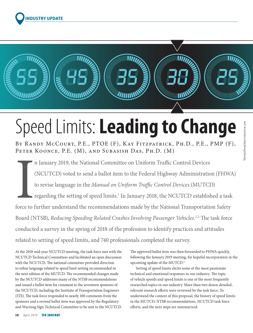 research paper speed limits