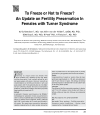 Preview image for To Freeze or Not to Freeze? An Update on Fertility Preservation In Females with Turner Syndrome