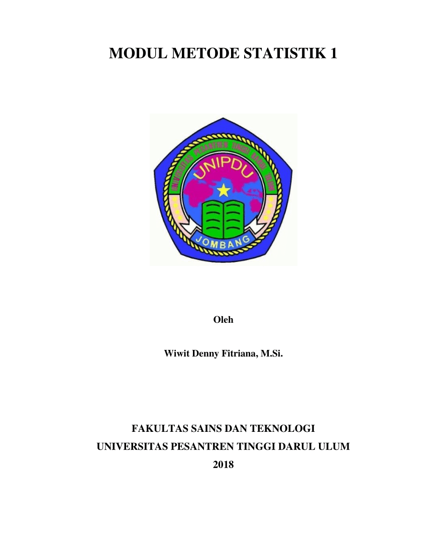  PDF MODUL METODE STATISTIK  1