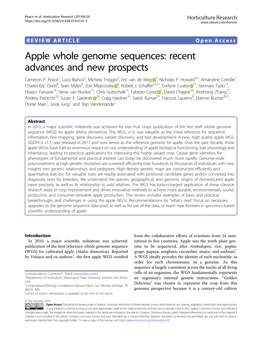 Researchers Sequence Genome of Honeycrisp Apple Cultivar