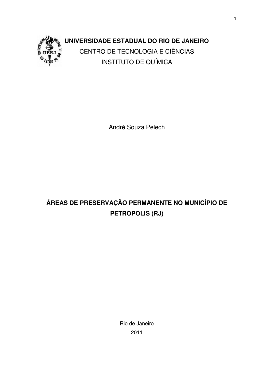 EVALUATION OF PERMANENT PRESERVE AREAS ON PLANIMETRIC SURFACE AND MODELED  SURFACE IN ENVIRONMENTAL PROTECTION AREA OF PETROPOLIS MOUTAIN  REGION--RJ/AVALIACAO DE AREAS DE PRESERVACAO PERMANENTE EM SUPERFICIE  PLANIMETRICA E SUPERFICIE MODELADA NA AREA