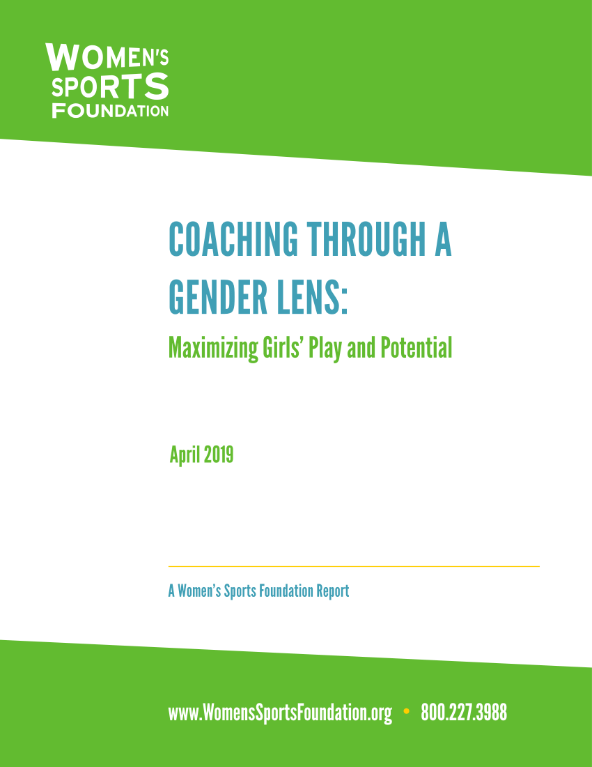 PDF) COACHING THROUGH A GENDER LENS: Maximizing Girls' Play and Potential