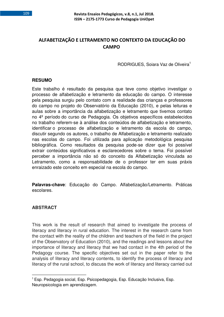 Alfabetização e Letramento: Pontos e Contrapontos - Silvia Colello