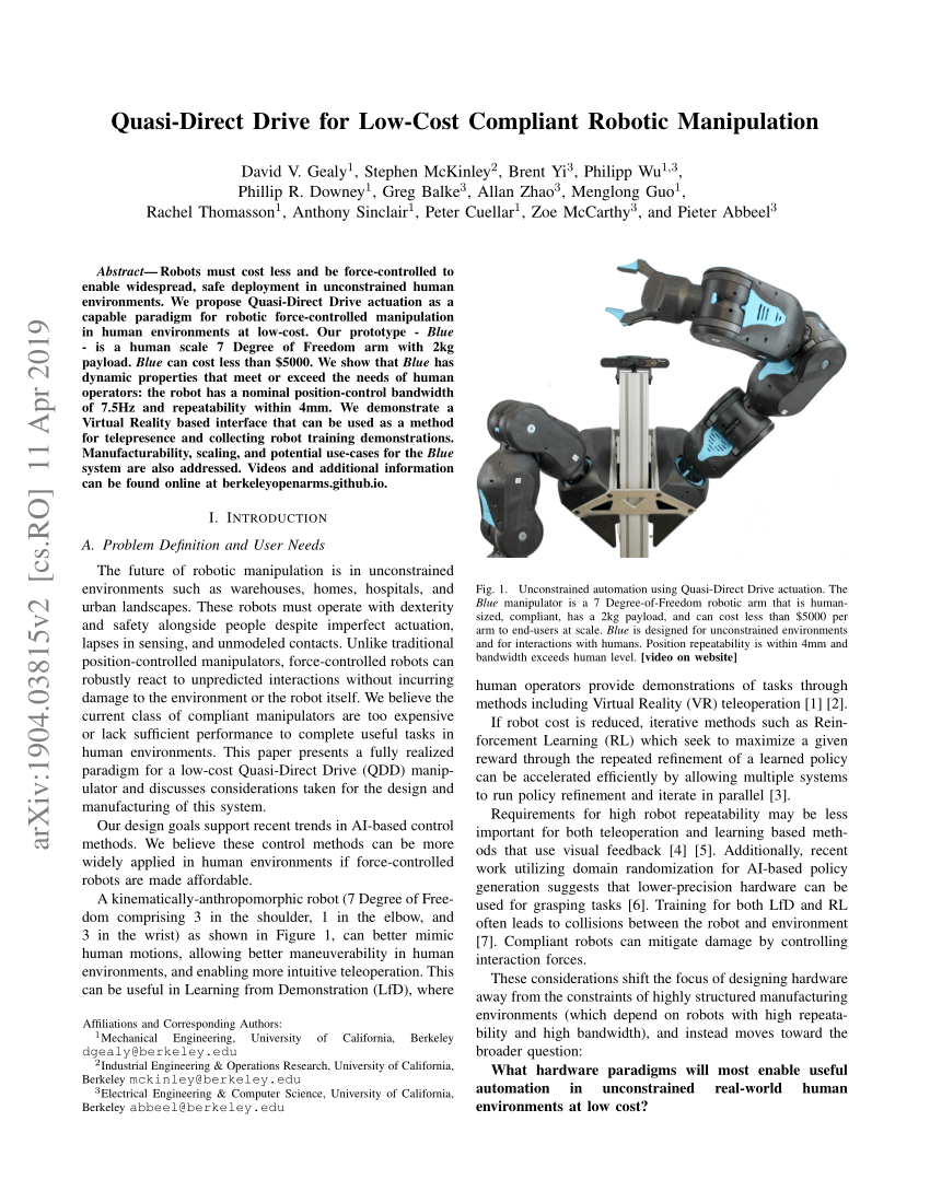 robot end effector pdf