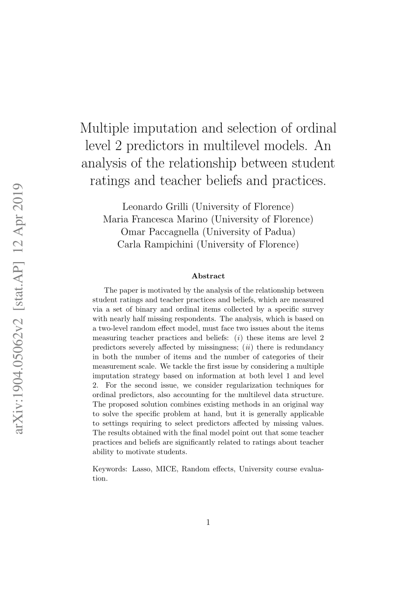 Pdf On The Validity Of Student Evaluation Of Teaching The State Of - pdf on the validity of student evaluation of teaching the state of the art