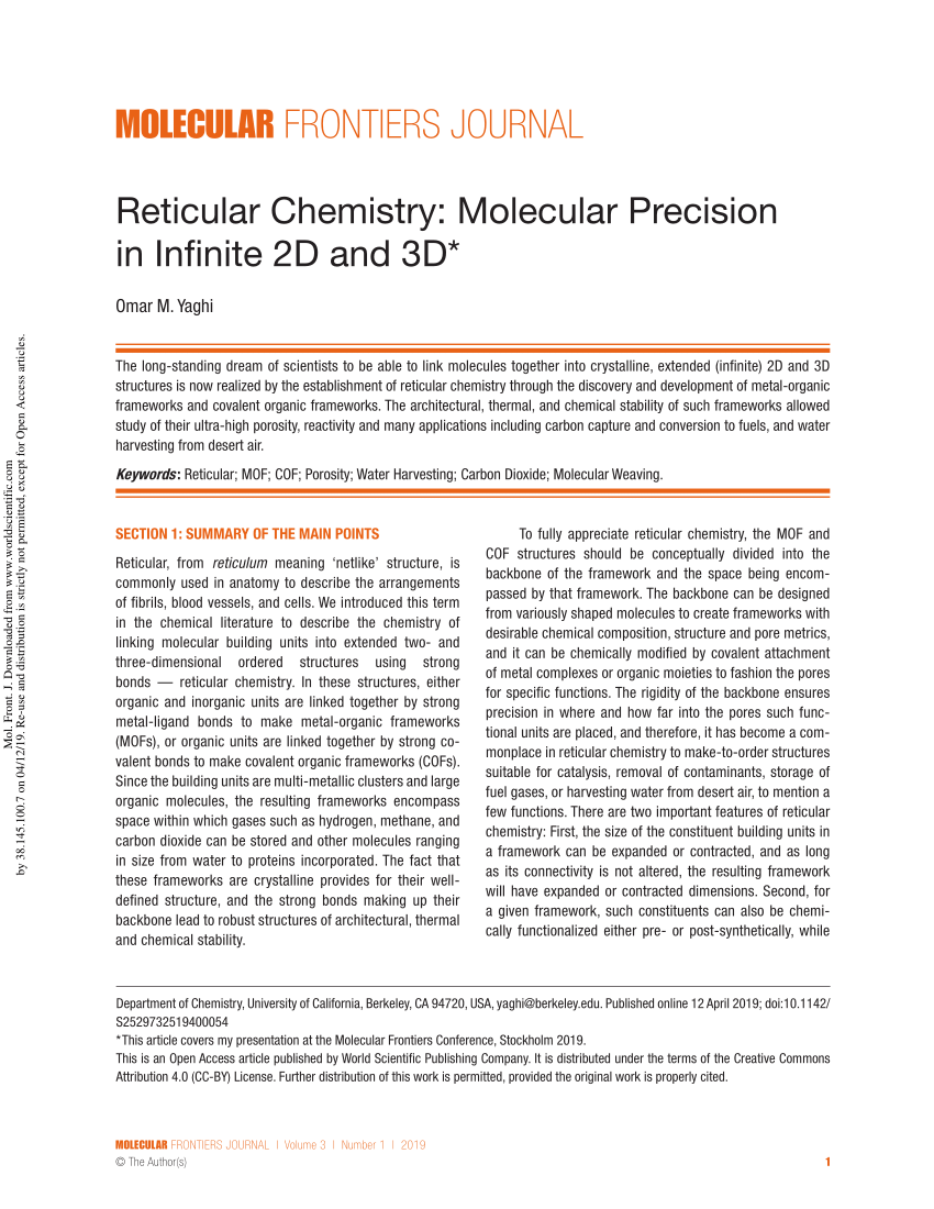 Regular Figures, Minimal Transitivity, and Reticular Chemistry - Liu - 2018  - Israel Journal of Chemistry - Wiley Online Library