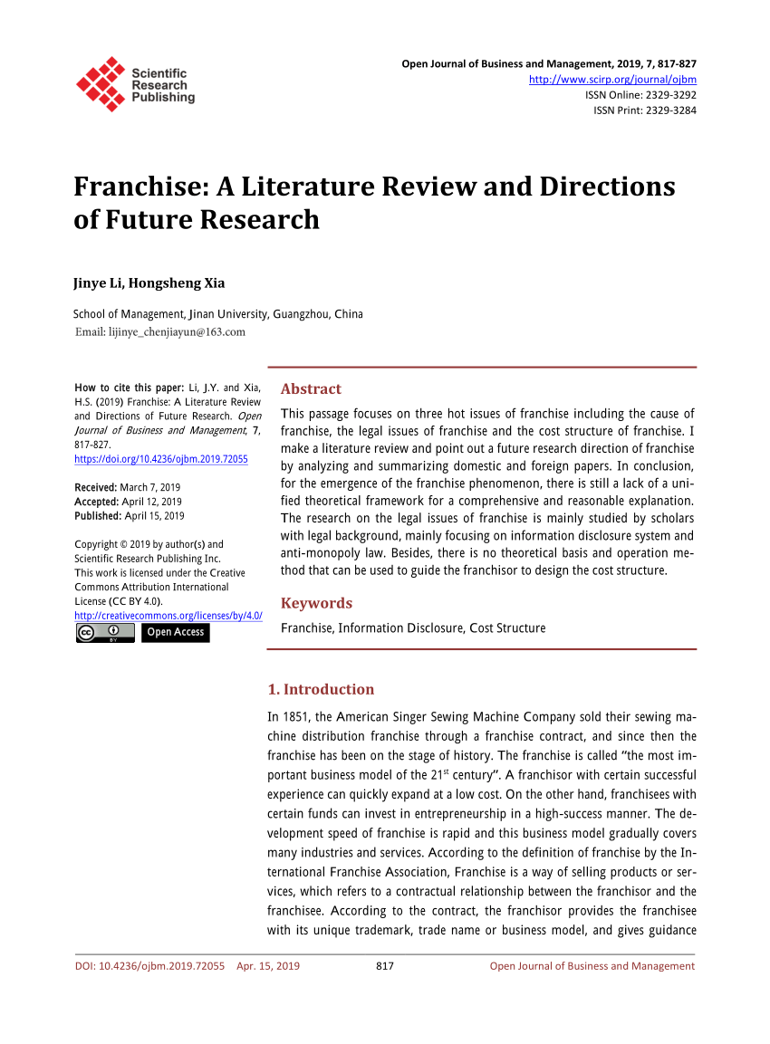 future directions for research literature review