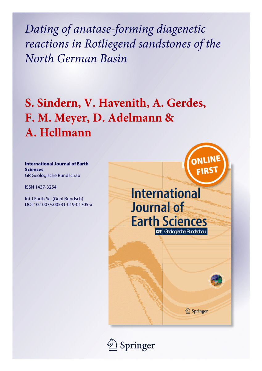 Pdf Dating Of Anatase Forming Diagenetic Reactions In Rotliegend Sandstones Of The North German Basin