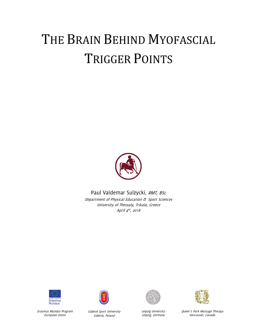 travell and simons trigger point poster