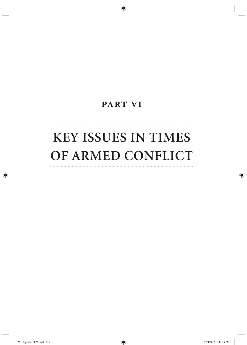 the law of armed conflict 2nd edition