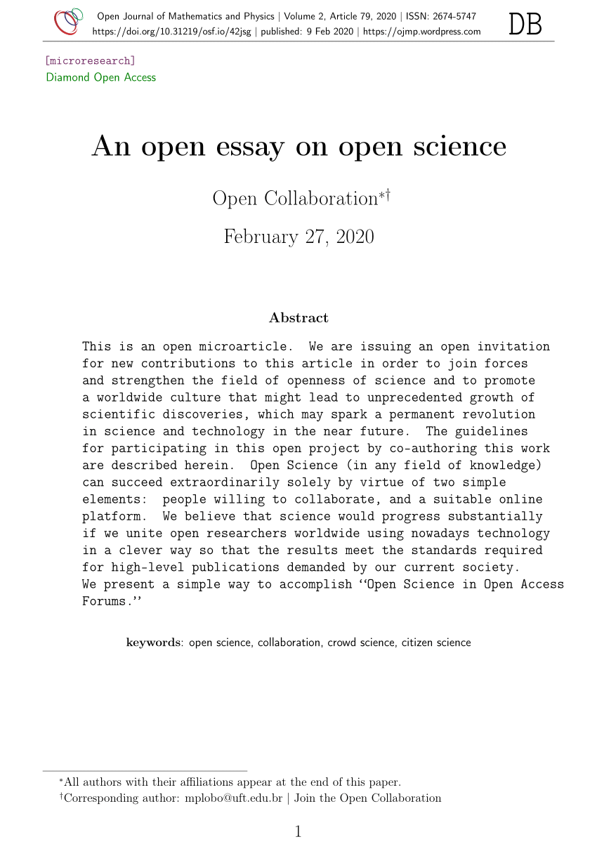 essay on open source technology