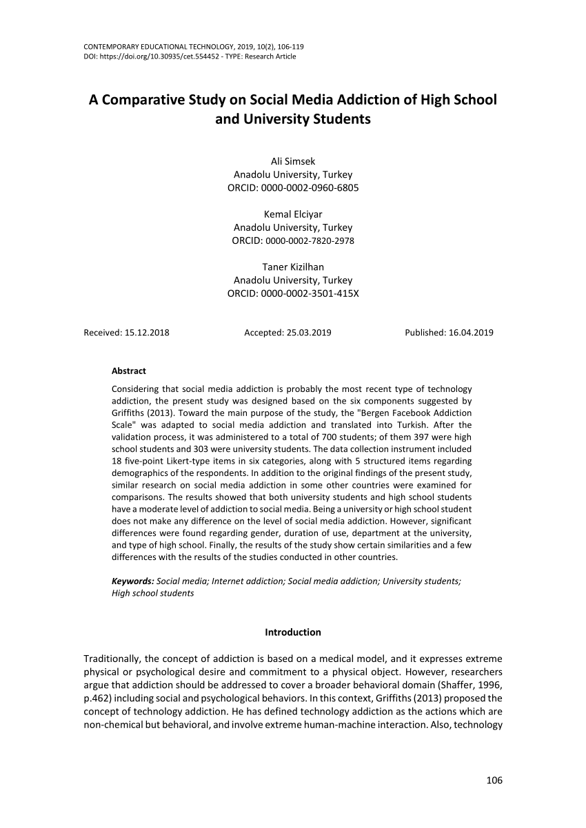 research abstract about social media