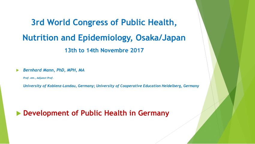 PDF) Development of Public Health in Germany