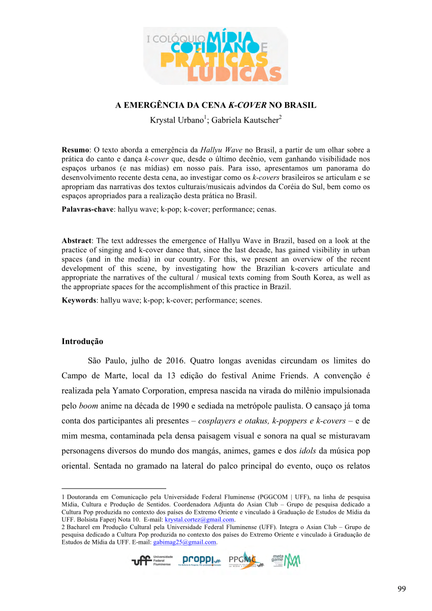 PDF) BEYOND WESTERN POP LENSES: o circuito das japonesidades e coreanidades  pop e seus eventos culturais/musicais no Brasil