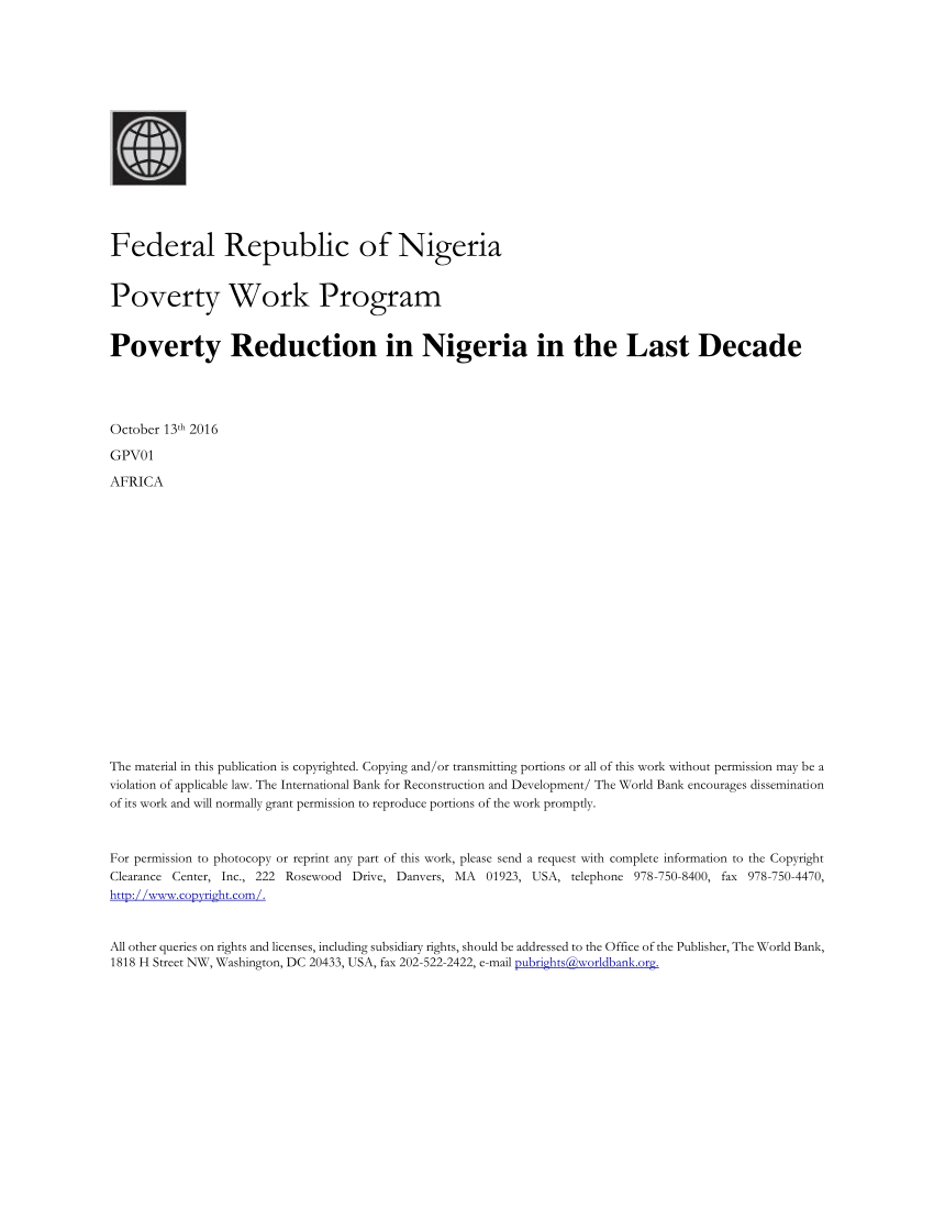 poverty in nigeria essay