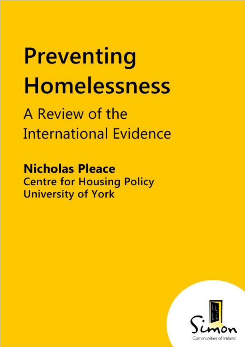 hypothesis on homelessness