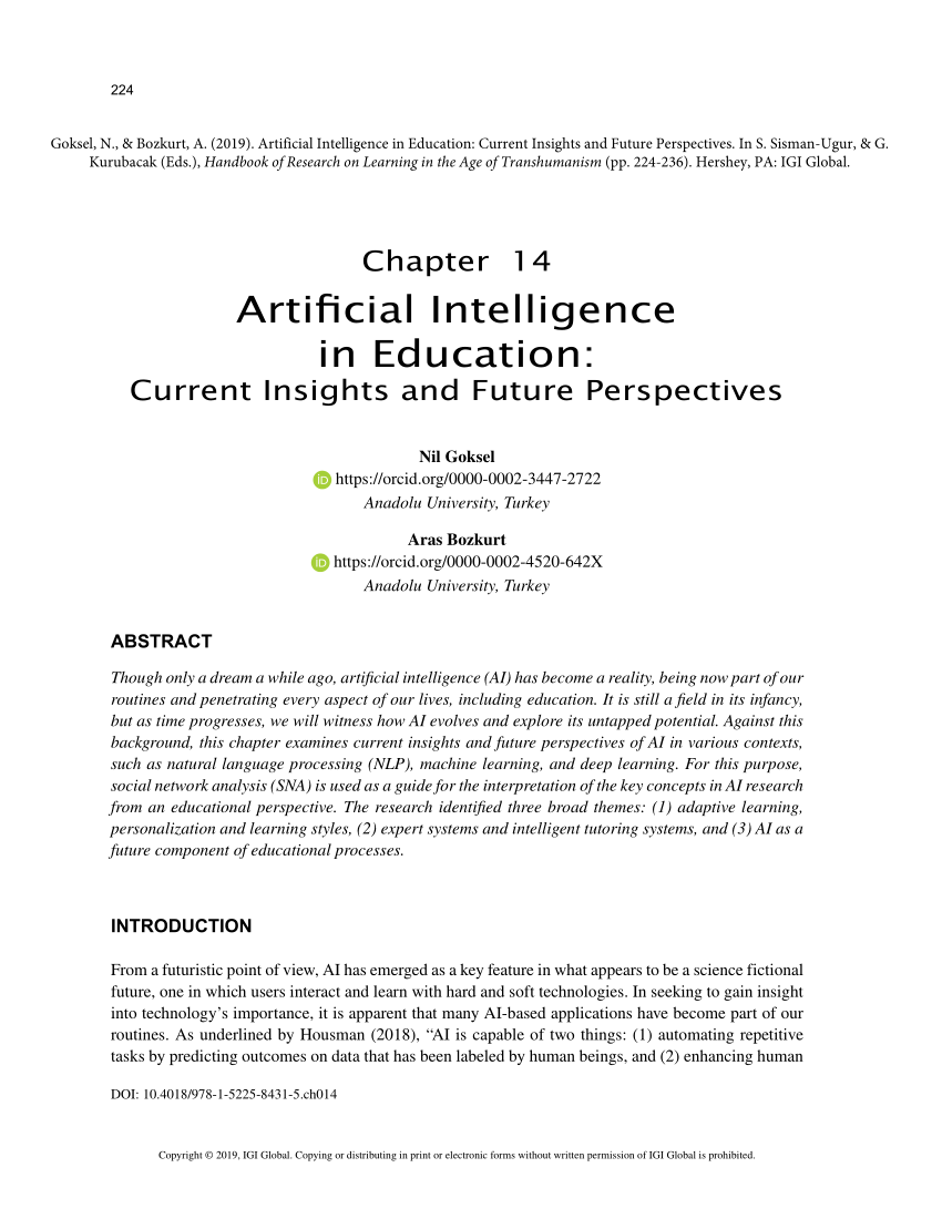 latest research paper related to artificial intelligence