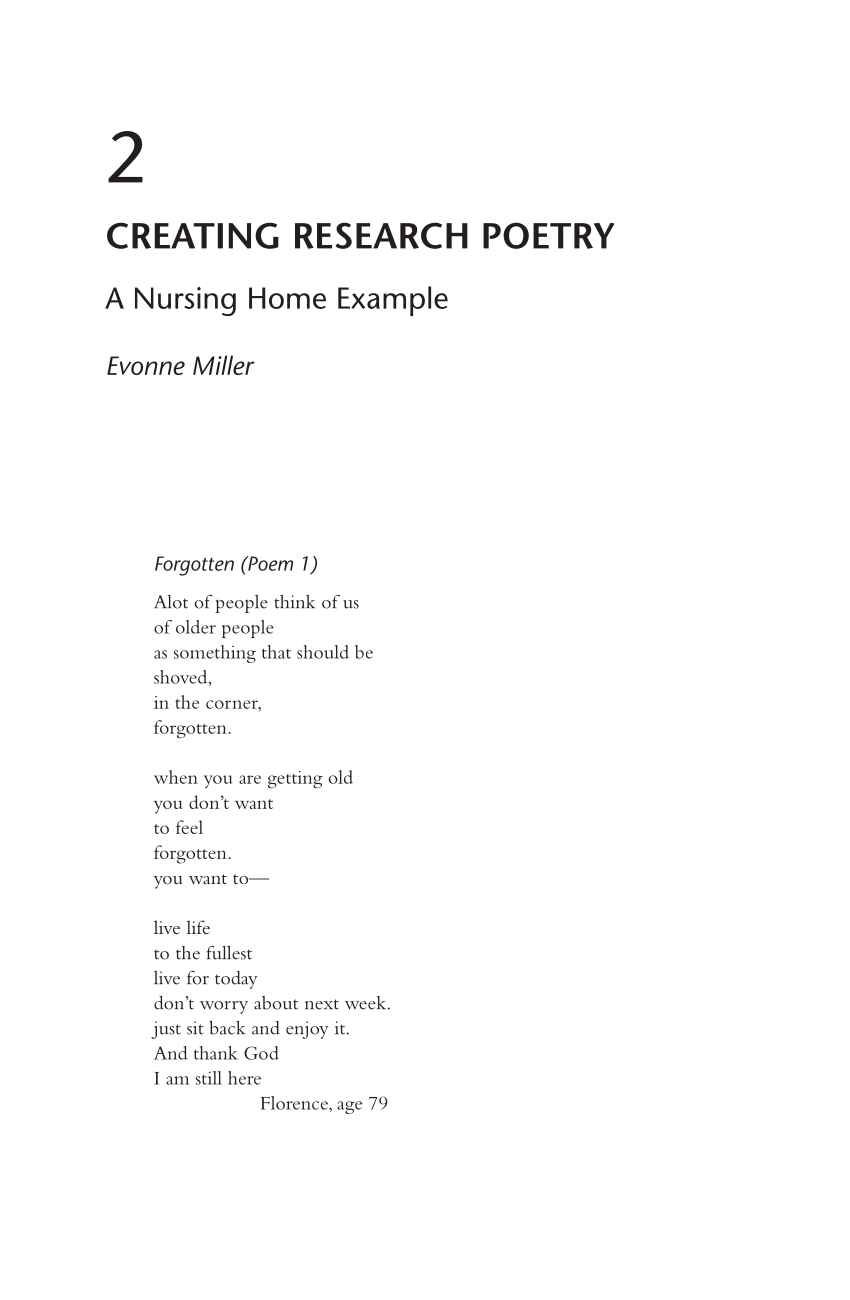 research paper about poetry