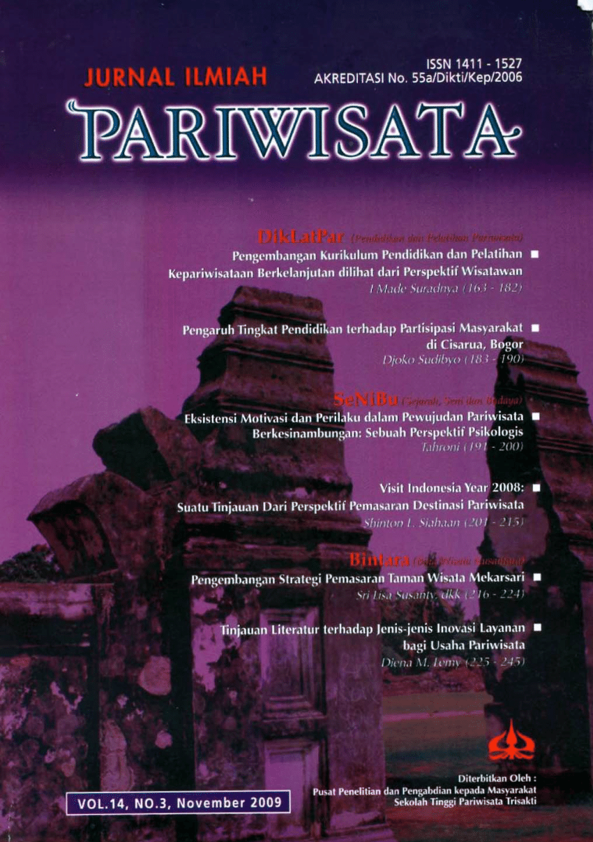 Pdf Pengembangan Strategi Pemasaran Taman Wisata Mekarsari