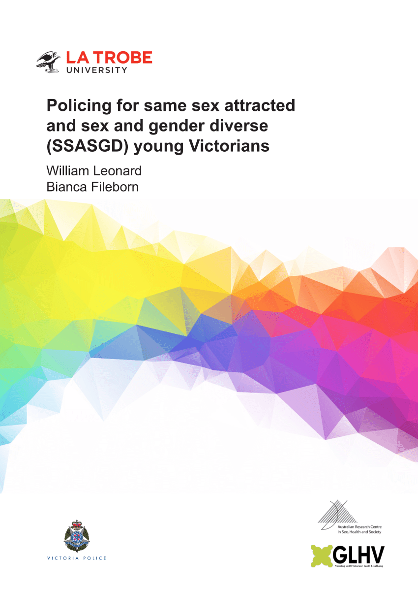 Pdf Policing For Same Sex Attracted And Sex And Gender Diverse Ssasgd Young Victorians