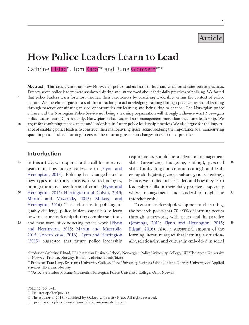 Policing Critical Incidents Leadership And Critical Incident - policing critical incidents leadership and critical incident management jonathan paul crego request pdf