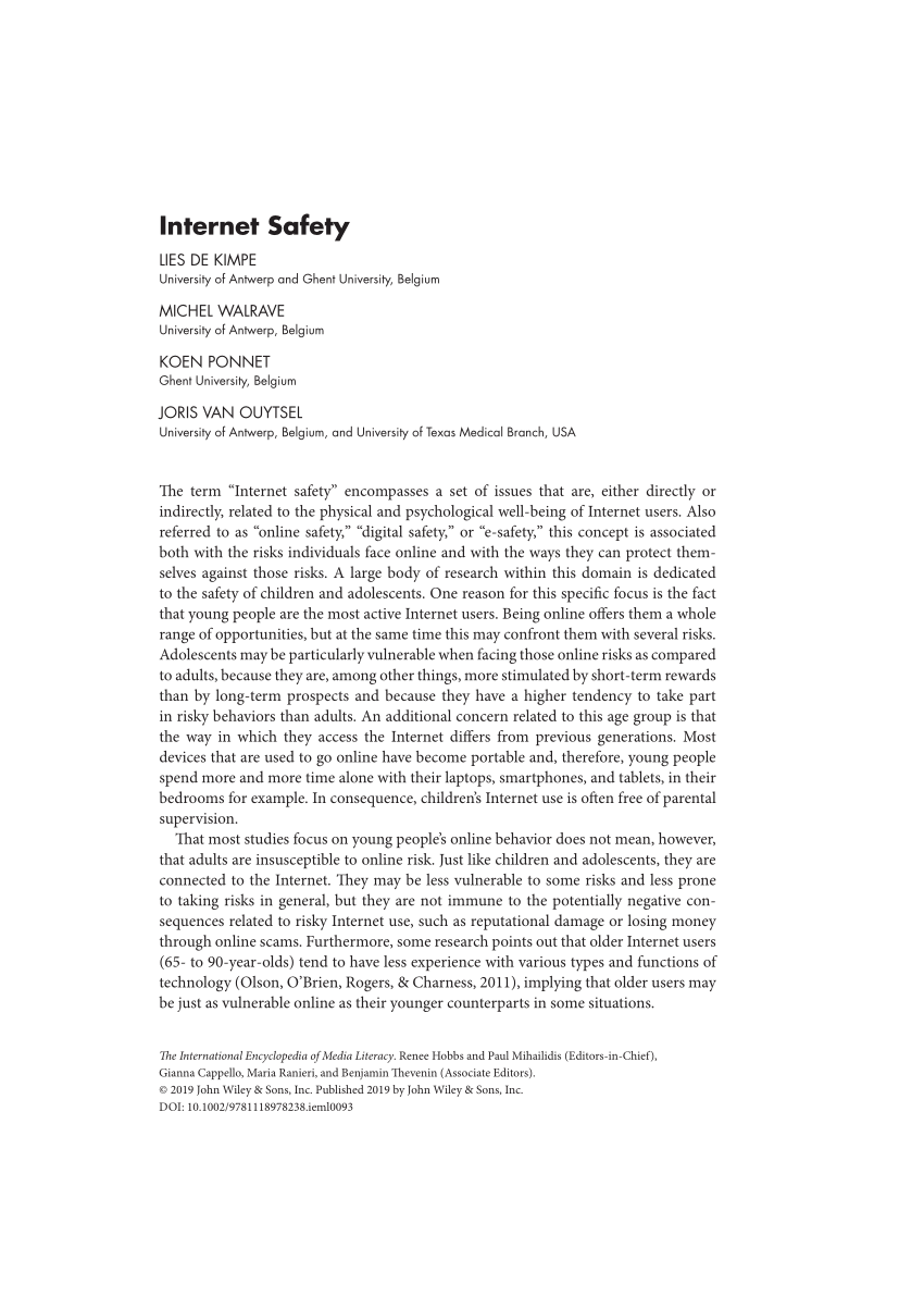 safety net essay