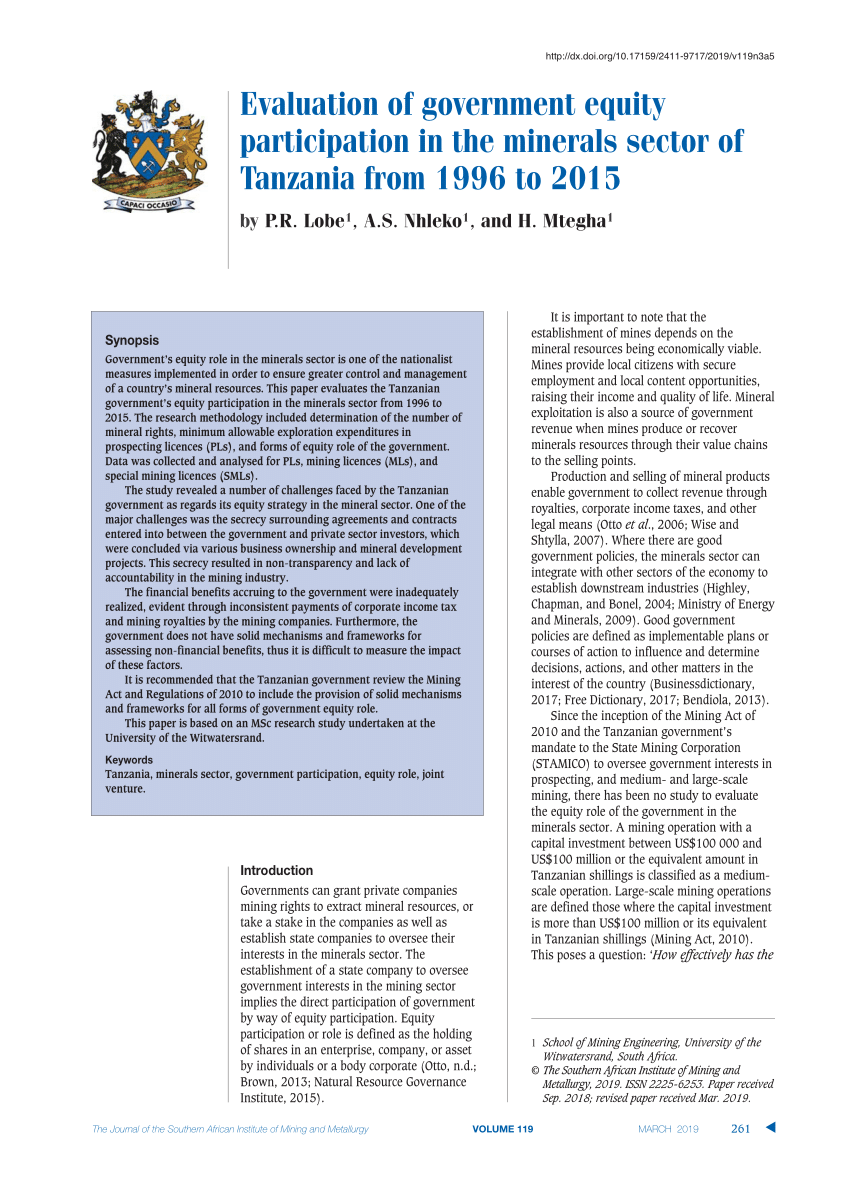 Economic Development And Change In Tanzania Since Independence The - economic development and change in tanzania since independence the political leadership factor honest prosper ngowi request pdf