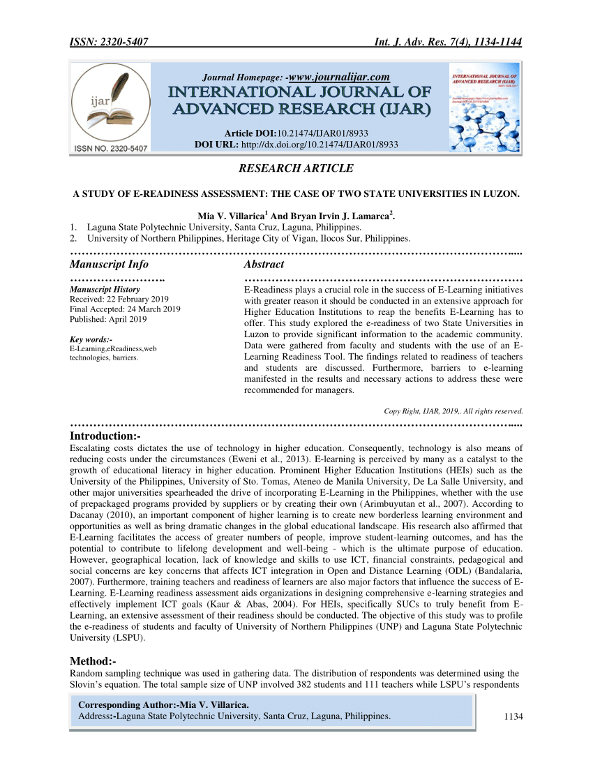 case study readiness assessment