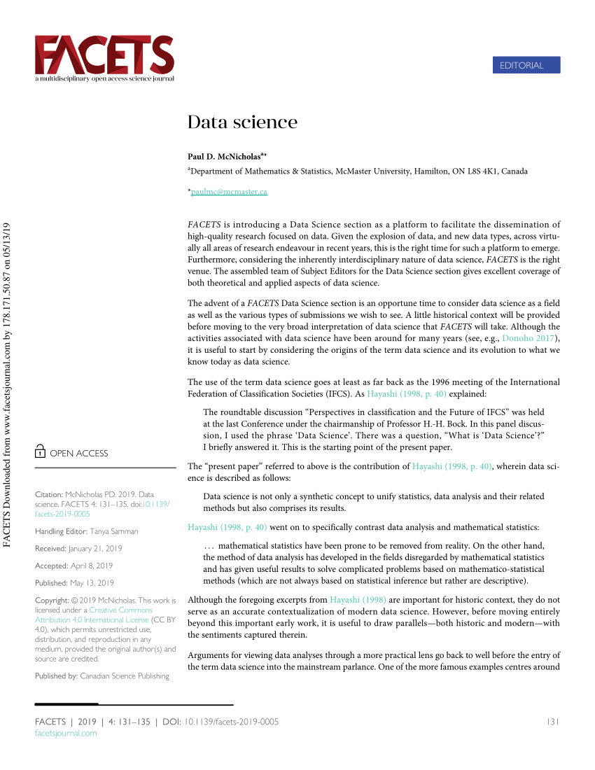 data science latest research papers