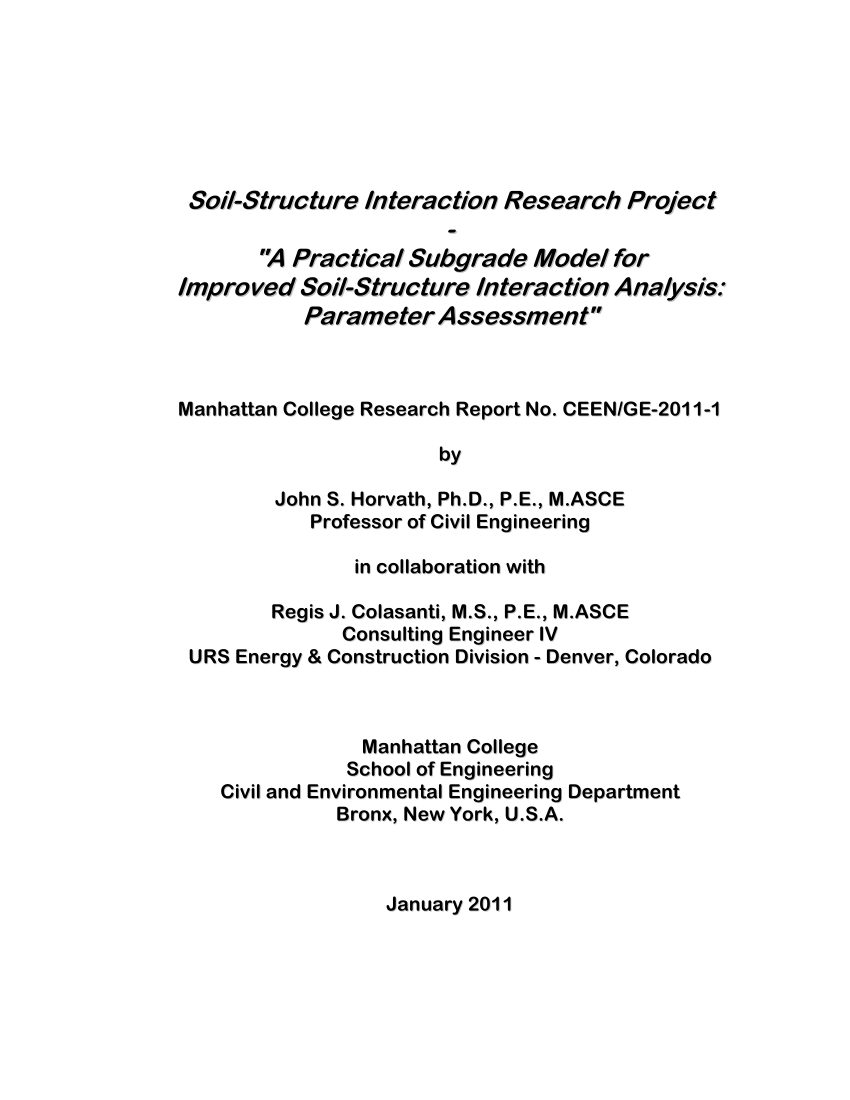 phd thesis soil structure interaction