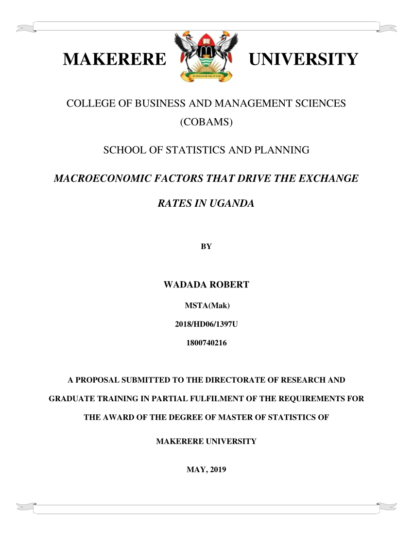 research reports from makerere university