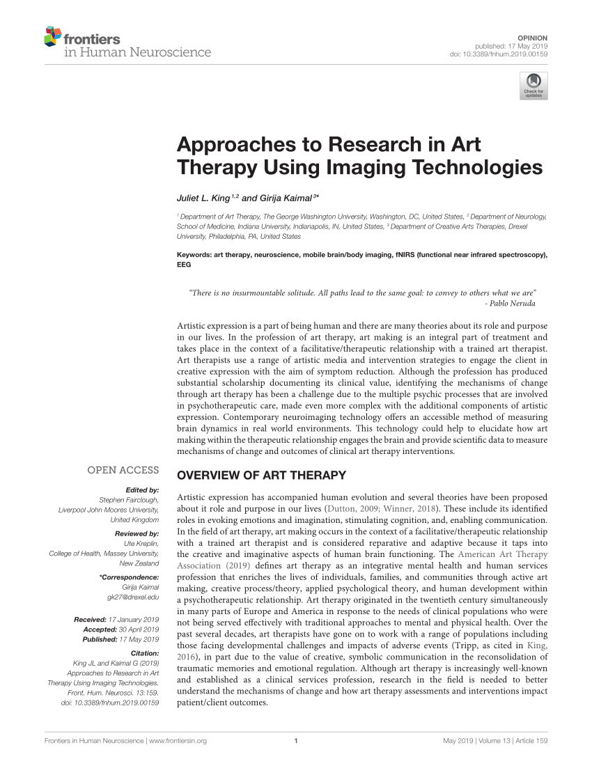 research about art therapy