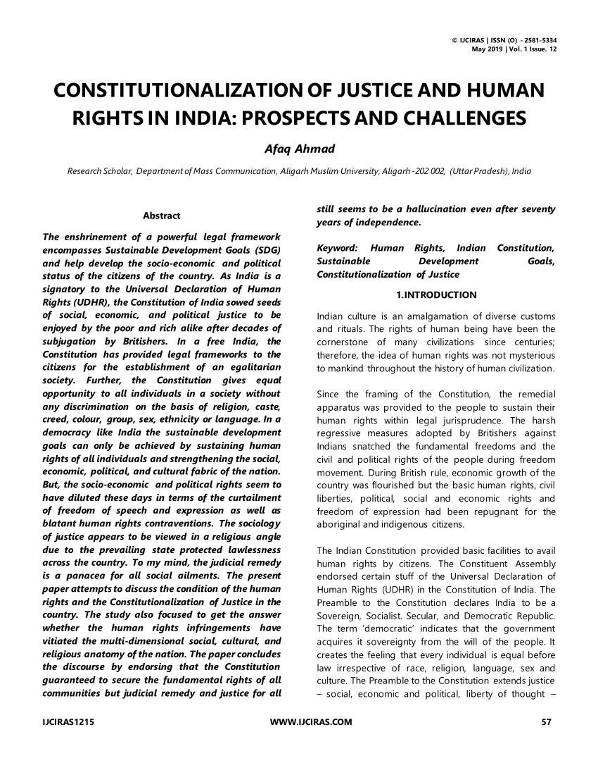 dissertation on human rights in india pdf