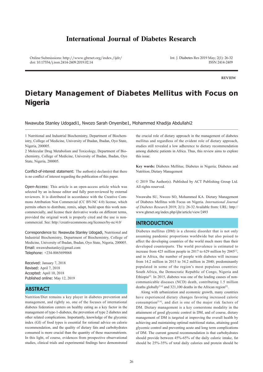 diabetes INTERNATIONAL JOURNAL OF REHABILITATION RESEARCH - PDF Free Download