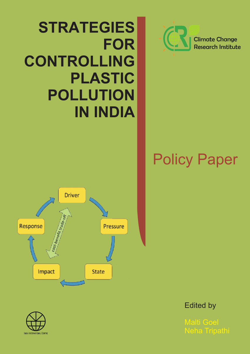 research paper on plastic pollution in india