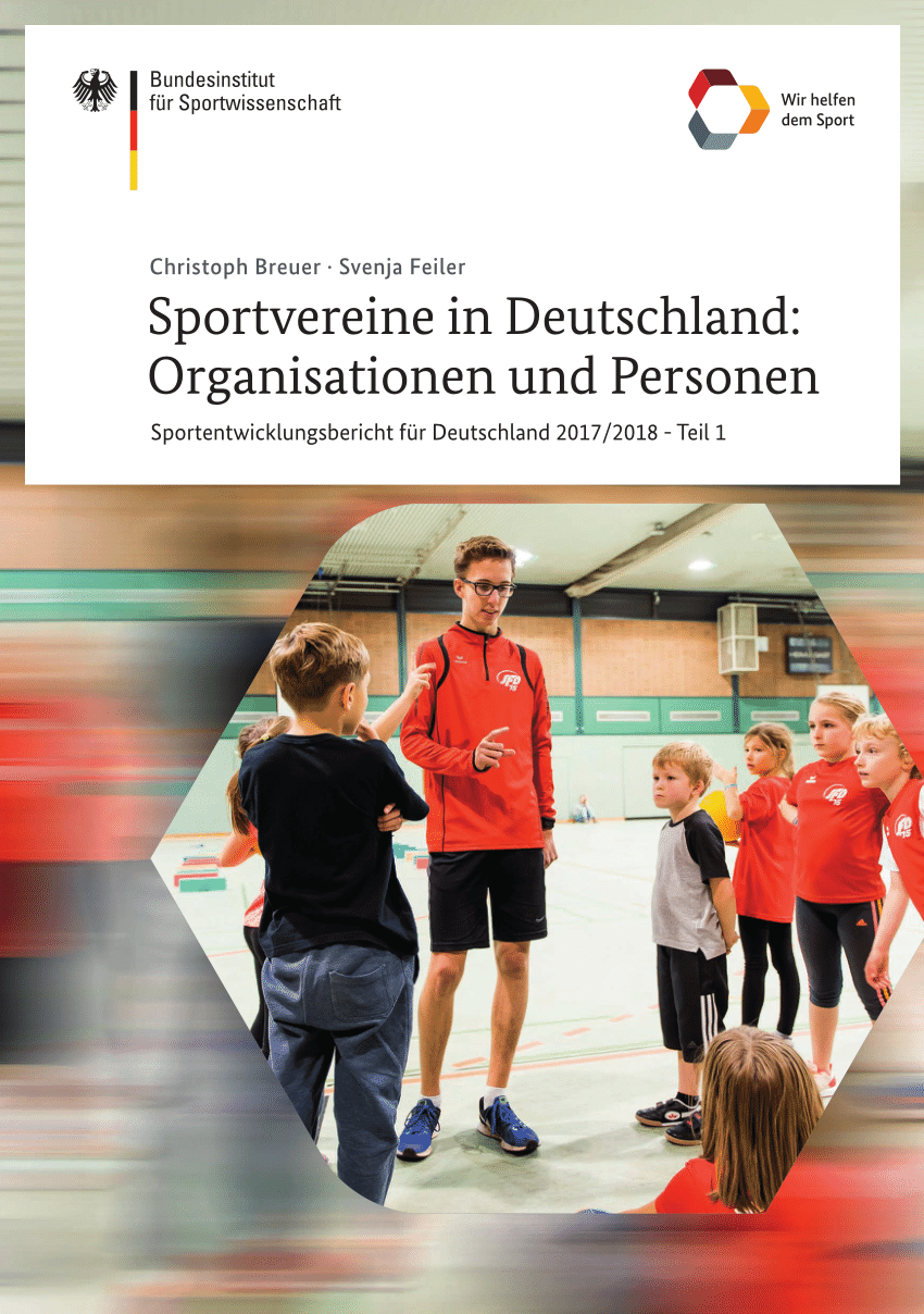 Pdf Sportvereine In Deutschland Organisationen Und Personen Sportentwicklungsbericht Fur Deutschland 17 18 Teil 1
