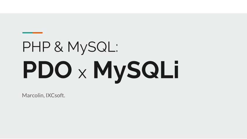 pdf-php-mysqli-pdo-x-mysqli