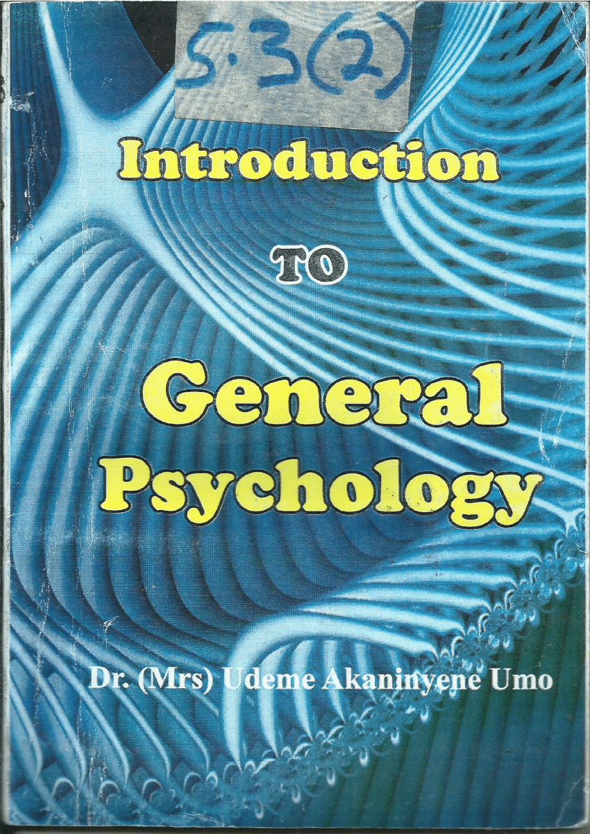 (PDF) Introduction to General Psychology