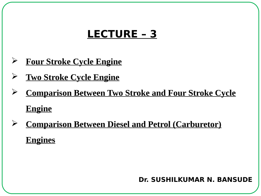 two stroke cycle petrol engine